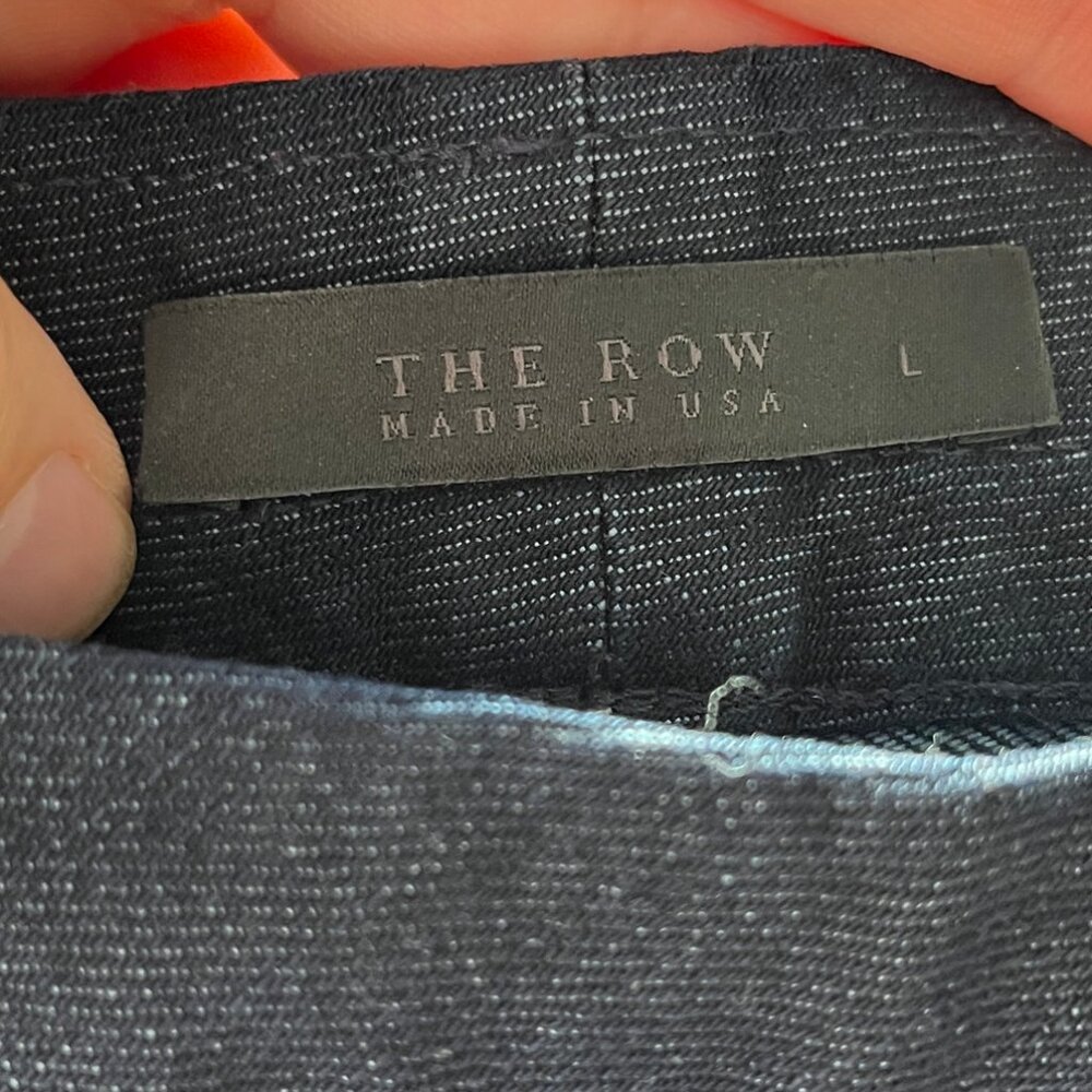 THE ROW STRATTON STRETCH DENIM PANTS L - Picture 6 of 6